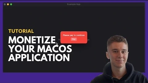 How to MONETIZE your macOS SwiftUI Application using Stripe and Node.js